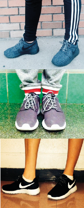 Examples of the new sportswear trend. Photos by Hallie Wolff